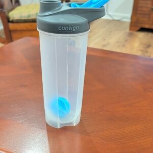 Contigo Gray and Blue Shaker Bottle